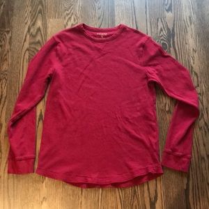 Sonoma cotton long-sleeve thermal shirt, size L